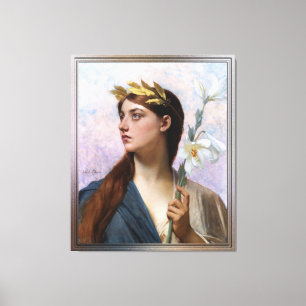 An Allegory of Victory by Jules Joseph Lefebvre Canvas Print
