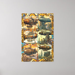 An Almanach of Airships Canvas Print
