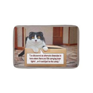 An alternate dimension bath mat