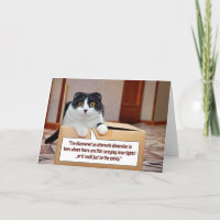 An alternate dimension Folded Thank You Card