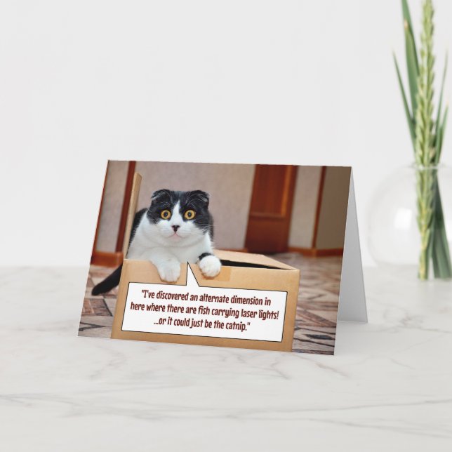 An alternate dimension Folded Thank You Card (Front)