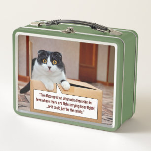 An alternate dimension metal lunch box