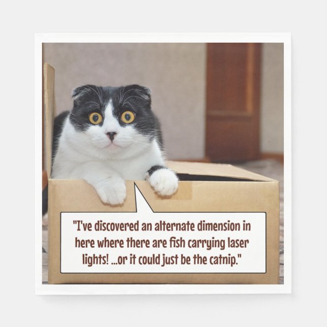 An alternate dimension napkin (Front)