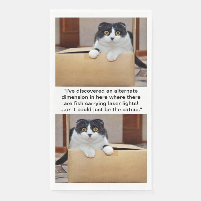 An alternate dimension napkin (Front)