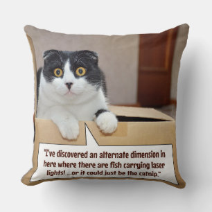 An alternate dimension throw pillow