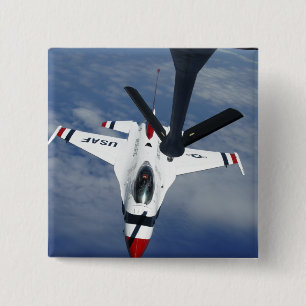 An Altus KC-135 Stratotanker 2 Inch Square Button