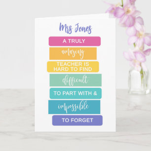 an amazing teacher is hard to find impossible to card