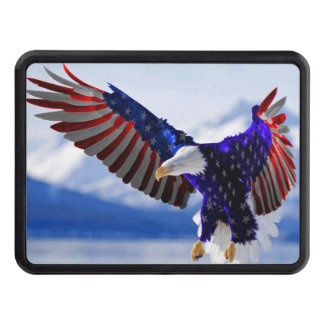 An American Eagle Trailer Hitch Cover