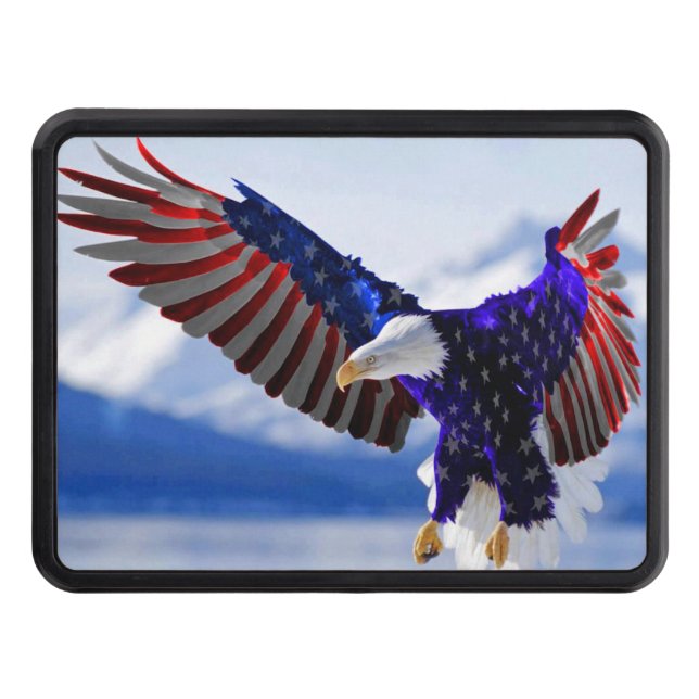An American Eagle Trailer Hitch Cover (Front)