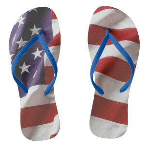 An American Flag - Old Glory Flip Flops