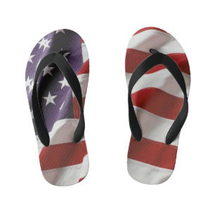 An American Flag - Old Glory Kid's Flip Flops