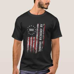 An American Original 1960 Birthday Vintage America T-Shirt