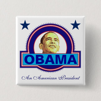 An American President 2 Inch Square Button
