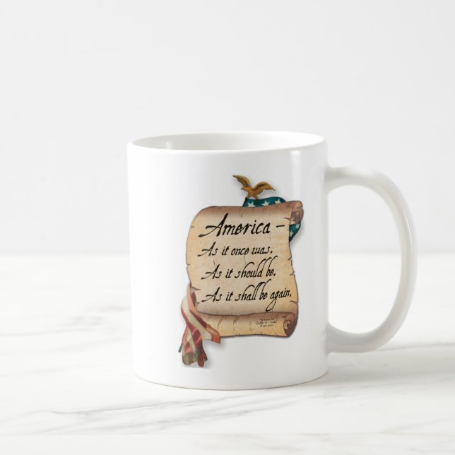 "An American Toast" Coffee Mug. Coffee Mug (Right)
