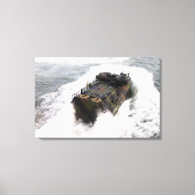 An amphibious assault vehicle 2 canvas print (Front)