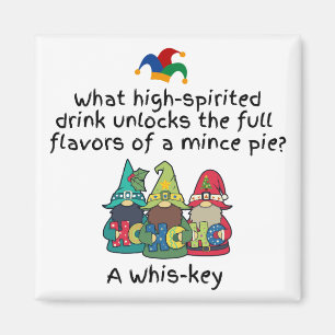 An Amusing Flavorsome Mince Pie Joke Magnet