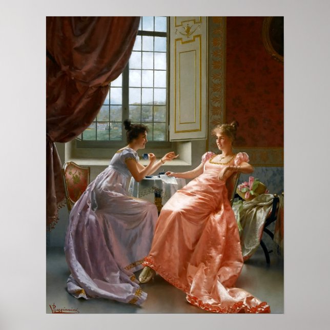 An Amusing Letter by Vittorio Reggianini Poster (Front)