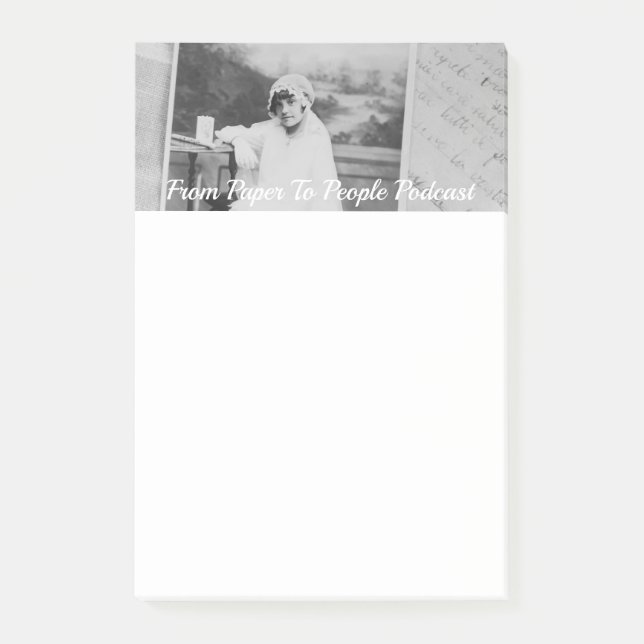 An Ancestor's Photo FPPP Post-Its Post-it Notes (Front)