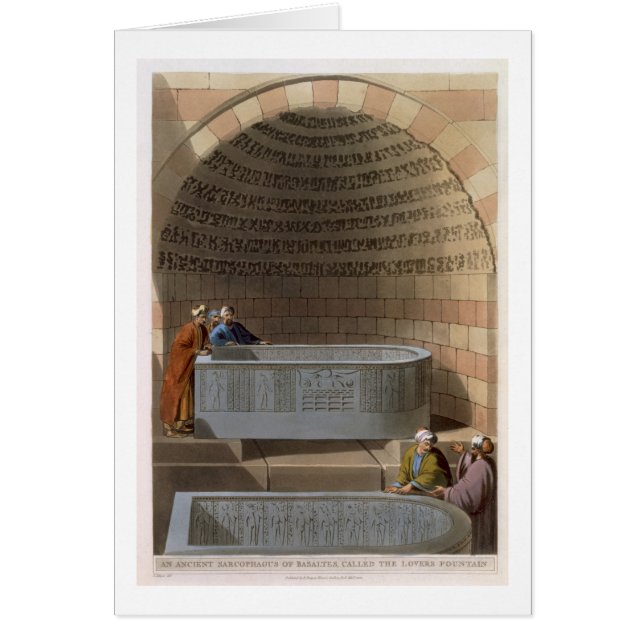 An Ancient Sarcophagus of Basaltes, called the Lov (Front)