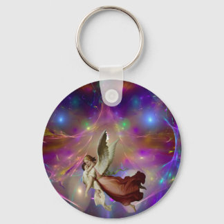 An Angel Awaits Keychain