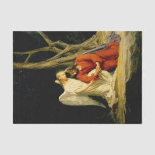 An Angel Comforting Jesus by Carl Bloch  Tissue Paper