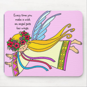 An Angel Gets Her Wings Mouse Pad
