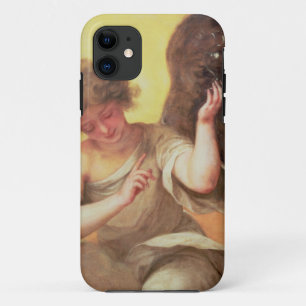 An Angel holding a Glass Flask iPhone 11 Case