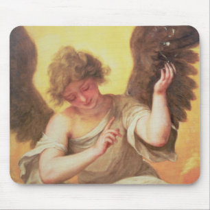 An Angel holding a Glass Flask Mouse Pad