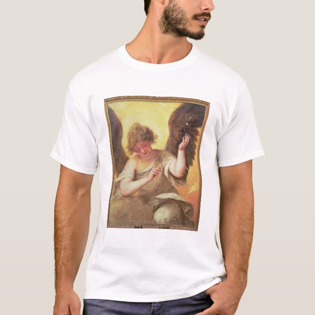 An Angel holding a Glass Flask T-Shirt (Front)