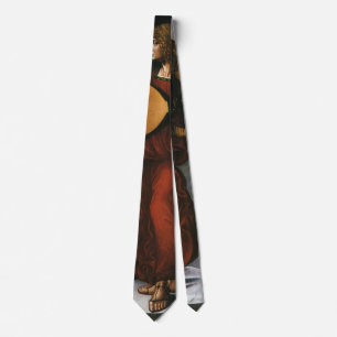 An Angel in Red with a Lute by Leonardo da Vinci Tie