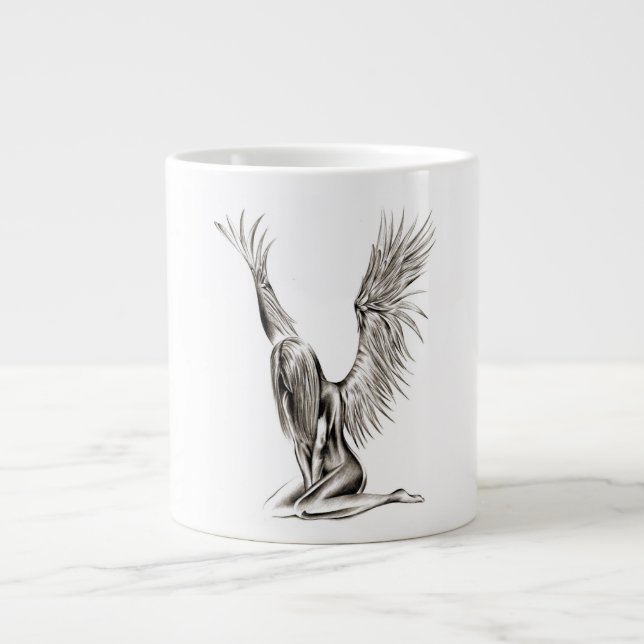 An Angel Large Coffee Mug (Front)