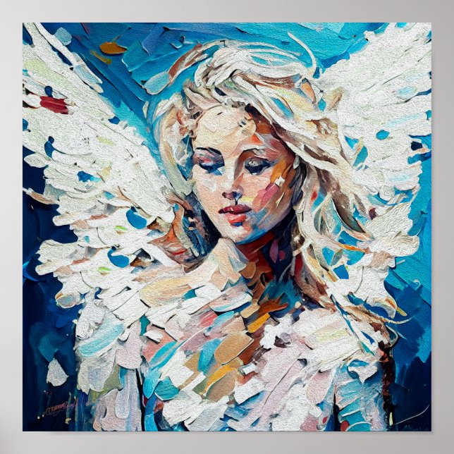  An Angel of Harmony, a Protector of Peace  Happy  Poster (Front)