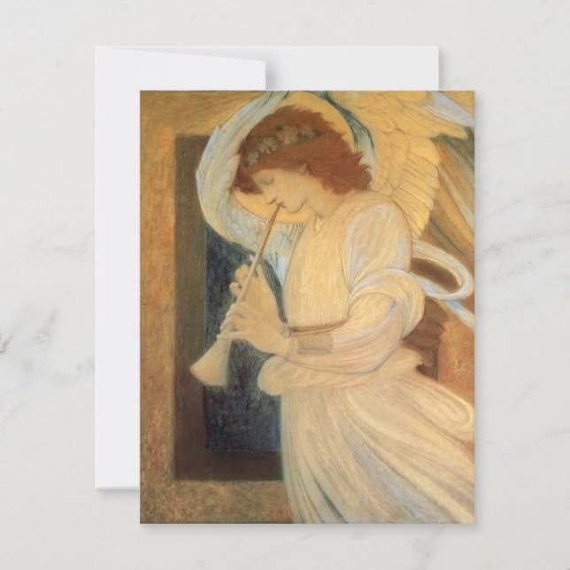 An Angel Playing a Flageolet By Burne Jones (Front)