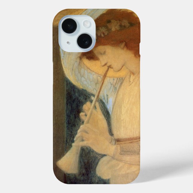 An Angel Playing a Flageolet By Burne Jones Case-Mate iPhone Case (Back)