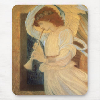 An Angel Playing a Flageolet By Burne Jones Mouse Pad