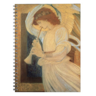 An Angel Playing a Flageolet By Burne Jones Notebook