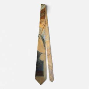 An Angel Playing a Flageolet By Burne Jones Tie