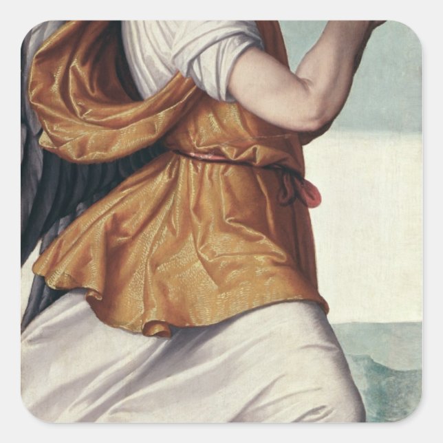 An Angel Square Sticker (Front)