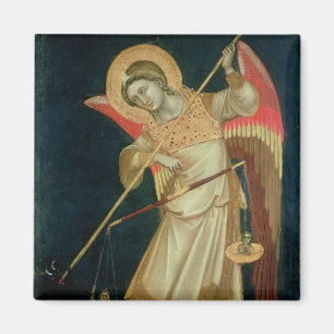 An Angel Weighing a Soul, c.1348-55 Magnet