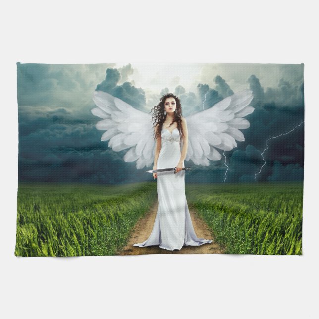An Angels Direction Kitchen Towel (Horizontal)