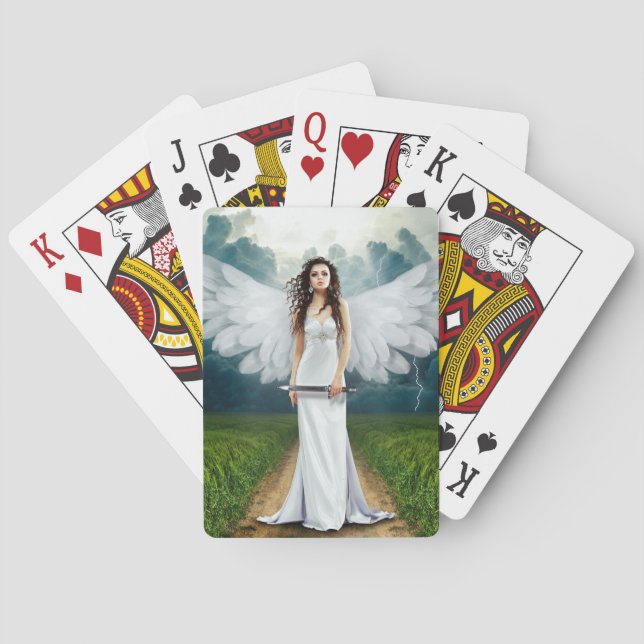 An Angels Direction Playing Cards (Back)