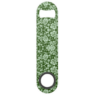 An antique floral damask bar key