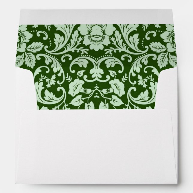 An antique floral damask envelopes (Back (Bottom))