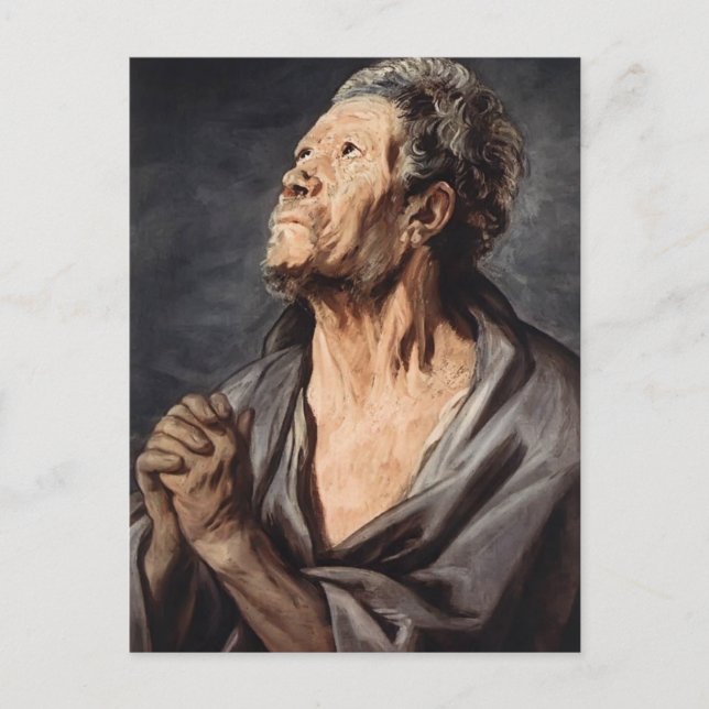 An Apostle by Jacob Jordaens Postcard (Front)