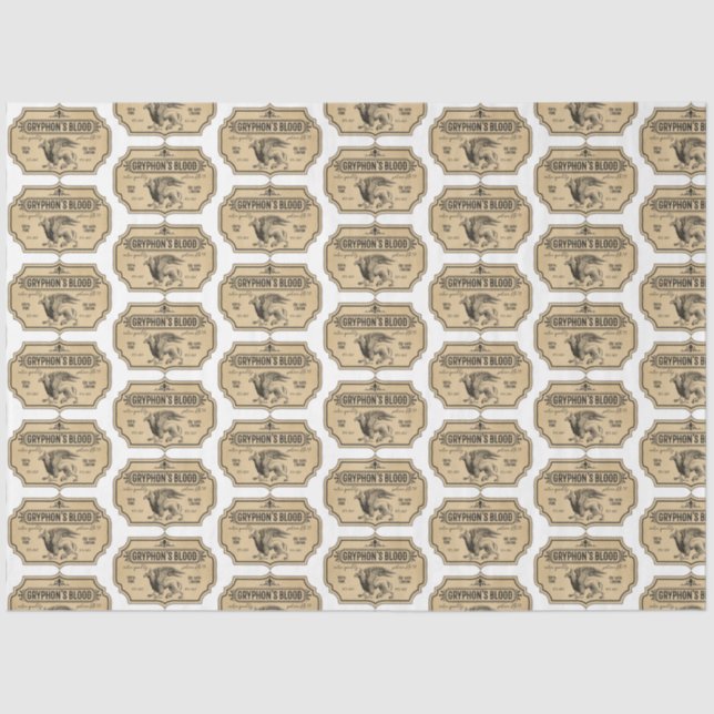 An Apothecary and Potion Label Series Design 27 Tissue Paper (Front)