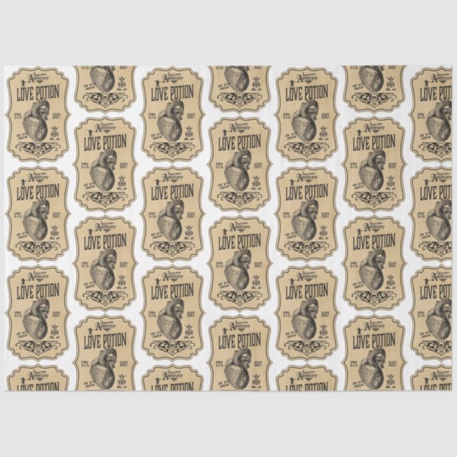 An Apothecary and Potion Label Series Design 31 Tissue Paper (Front)