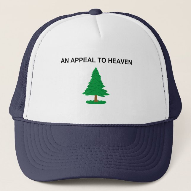An Appeal To Heaven - 1775 G Washington Naval Flag Trucker Hat (Front)