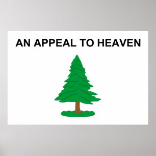 An Appeal To Heaven American Revolution Flag Poster
