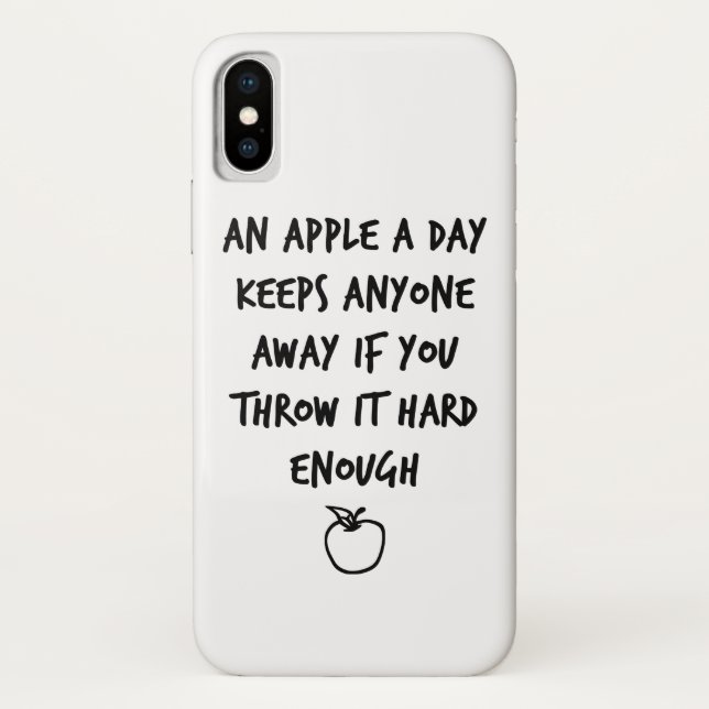 An Apple A Day Case-Mate iPhone Case (Back)