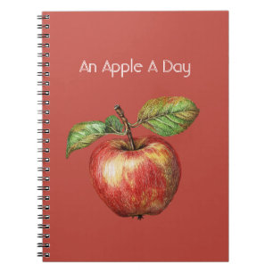 An Apple A Day Fruit Notebook